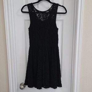 Abercrombie Kids Black Lace Dress